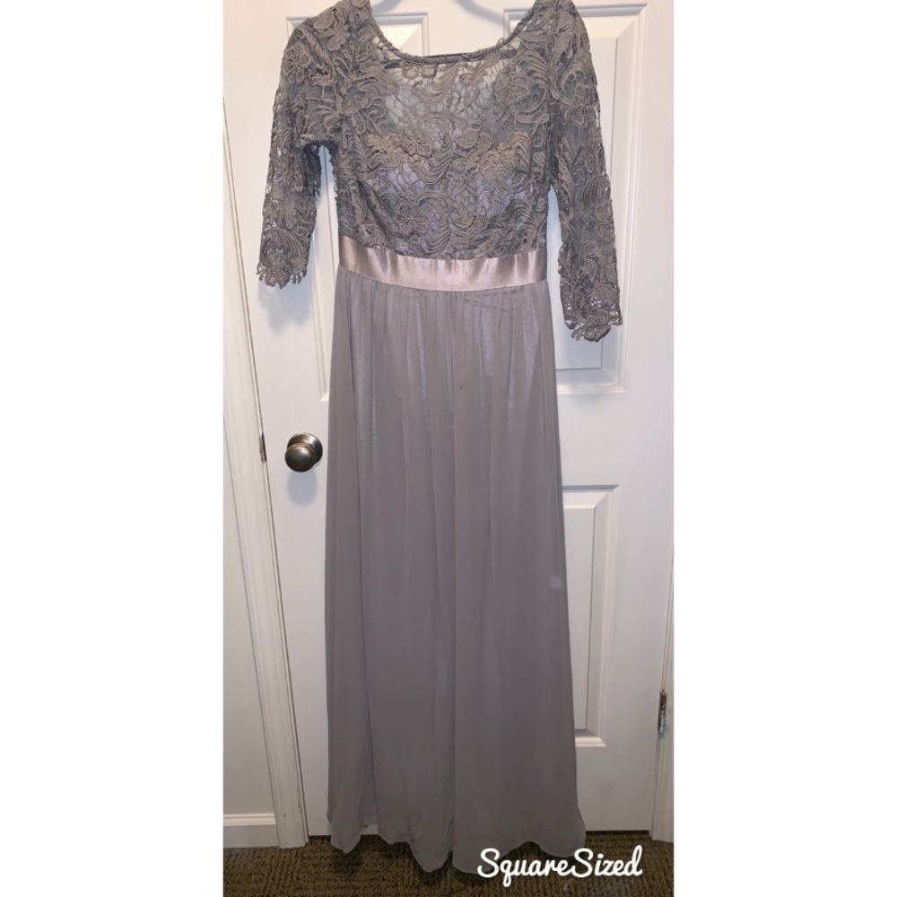 Gray Evening Gown
